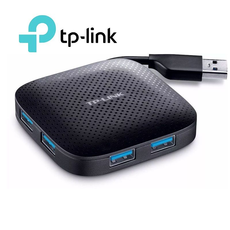TPLINK UH400 USB 3.0 4 PORT PORTABLE USB HUB WITH BUILT IN USB