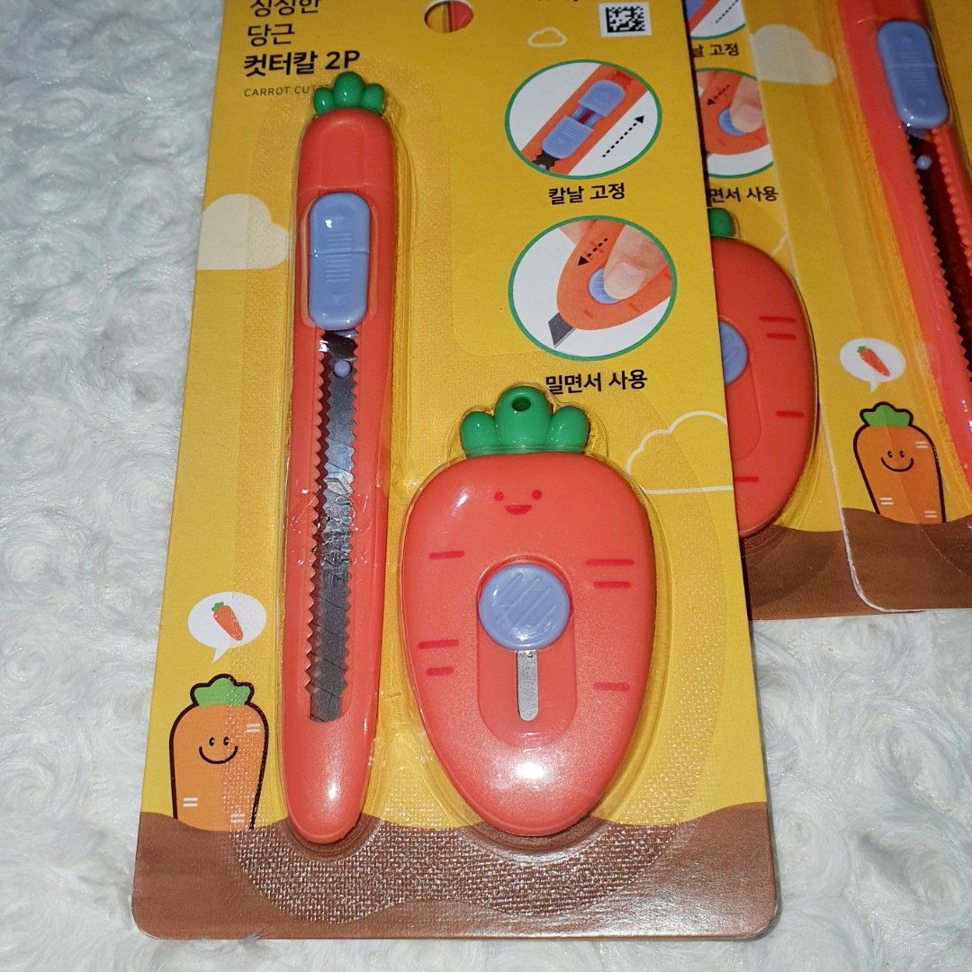 Two Piece Carrot Cutter Set Daiso Korea, Hobbies & Toys, Stationary