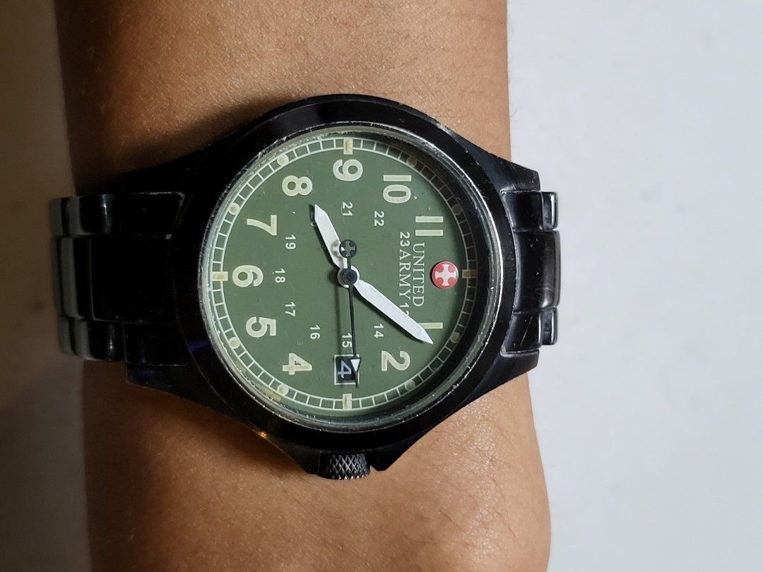 United Army 1052 Miyota Black PVD Quartz