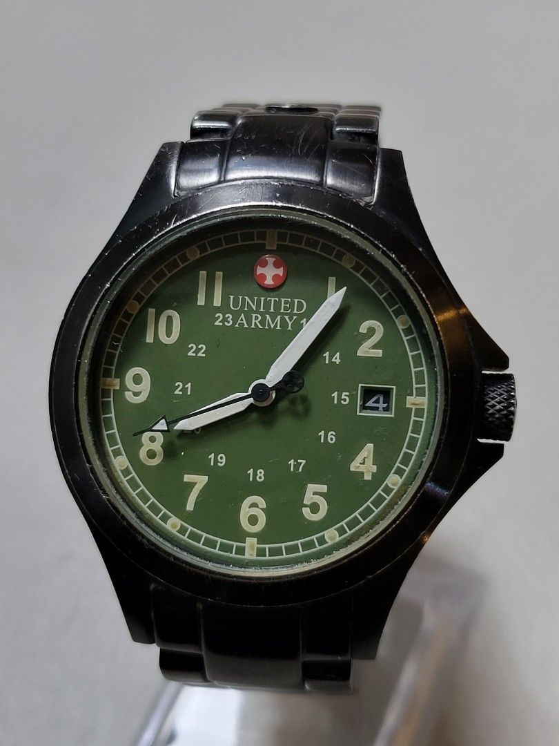 United Army 1052 Miyota Black PVD Quartz