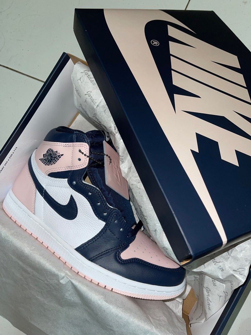 US9W Nike Air Jordan 1 High Bubble Gum Women s Fashion Footwear