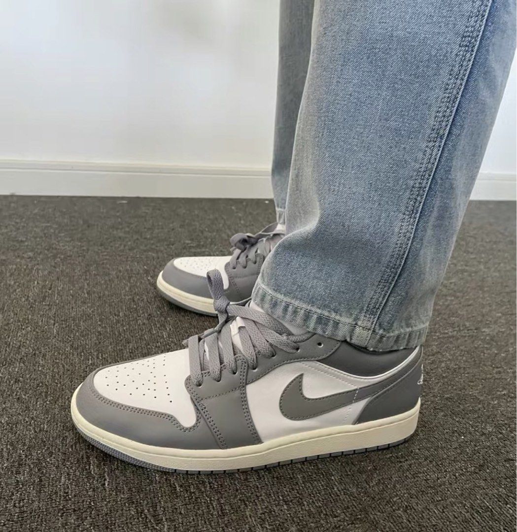 US 12 Nike Air Jordan 1 Low Vintage Grey