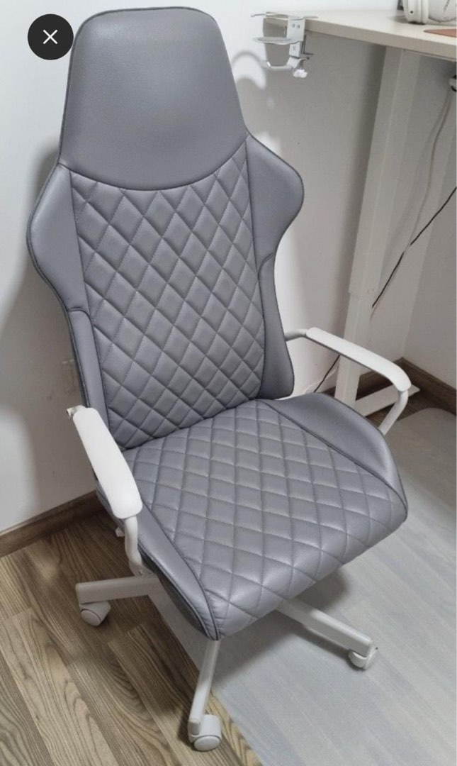 UTESPELARE ikea Gaming chair, Bomstad grey, Furniture & Home Living