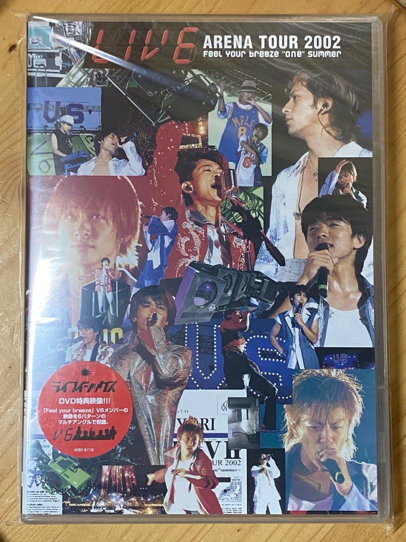 V6 LIV6 ライブイシックスARENA TOUR 2002 演唱會通常盤DVD 日版