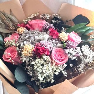 Valentine's day bouquet- preserved flowers