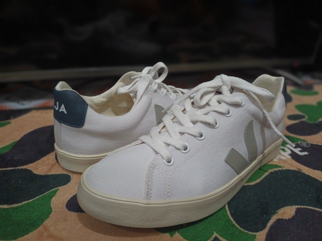 VEJA Esplar SE Vegan Canvas Grey Nautico Trainers Men s Fashion