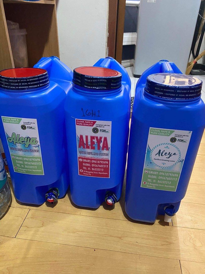 5 gallon slim water container hotsell for sale