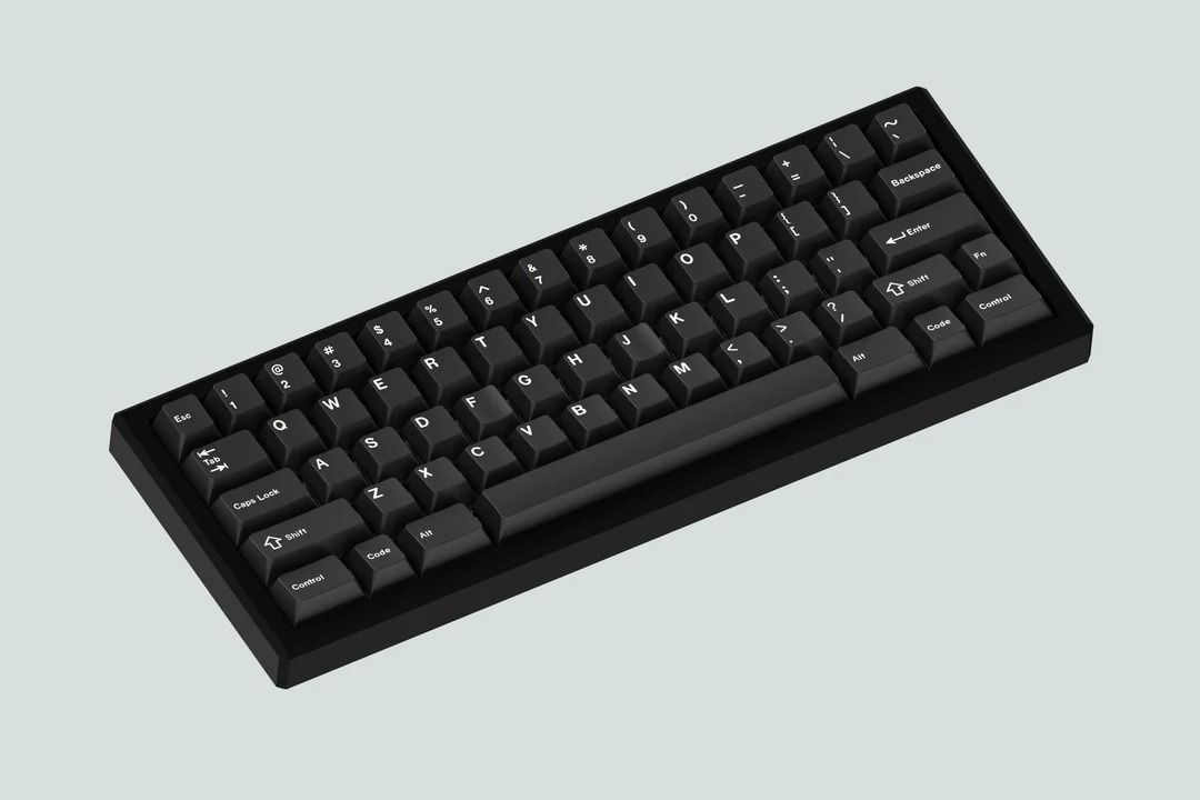 Wilba Tech Salvation 60% Soul Black Keyboard