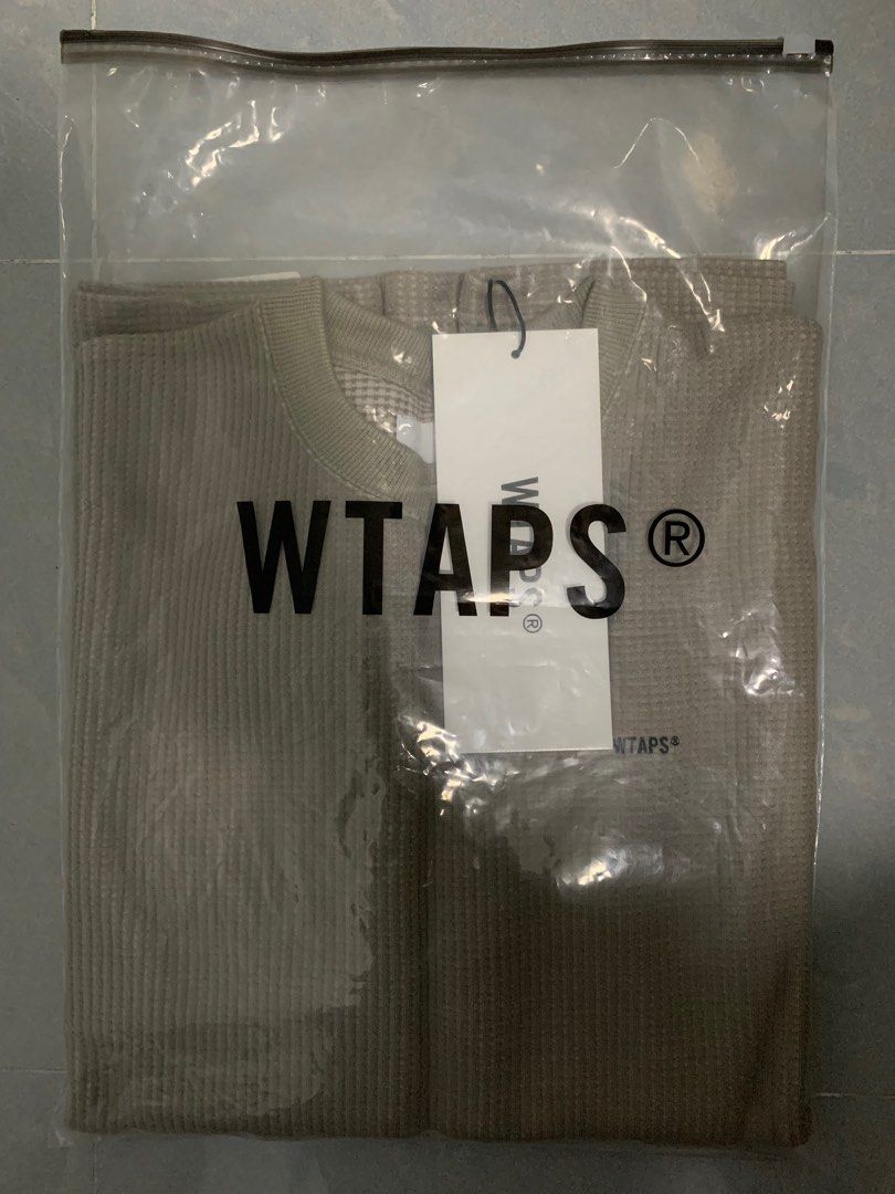 Wtaps 21aw waffle ls peac, 男裝, 上身及套裝, T-shirt、恤衫、有領衫