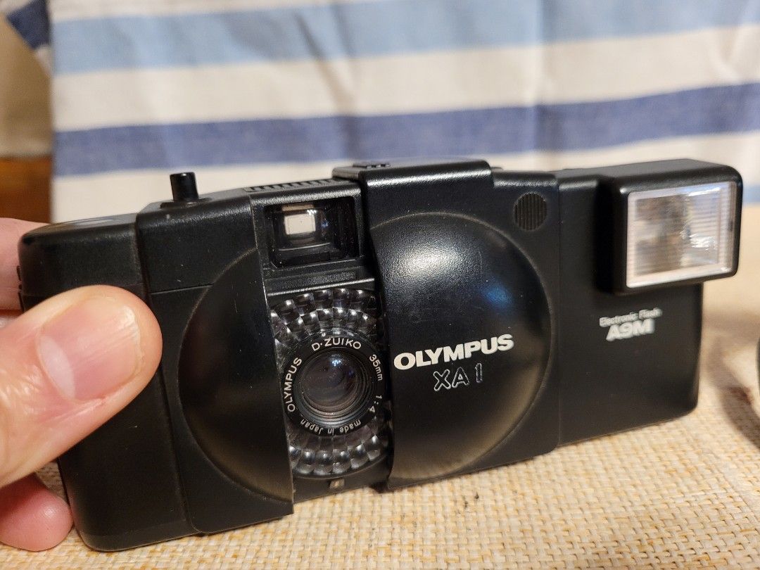 Olympus XA 極希少革ケース付き 試写あり) フィルムカメラ