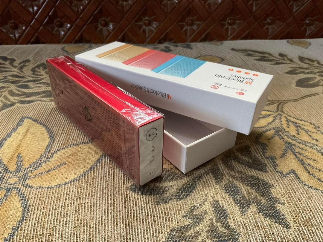 Xiaomi Mi Bluetooth Speaker GL (Red) (Category: Soundbars, Speakers & Amplifiers) located in Quezon City. Submitted by kc.collections (Listing ID 1213348572, Image 3). Description: Condition: Original and Authentic. Used only for testing, like new. Mint condition. No issues Inclusions: Bluetooth Speaker, Original box, Product manual Charging cable is NOT included. Charging port is Micro USB Features: - Color: Red - Bluetooth Version: Bluetooth 4.
