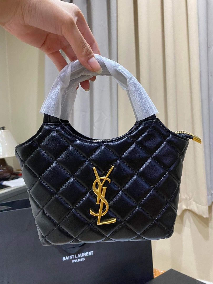 YSL ICARE TOTE MINI with box dustbag paper bag, Luxury, Bags