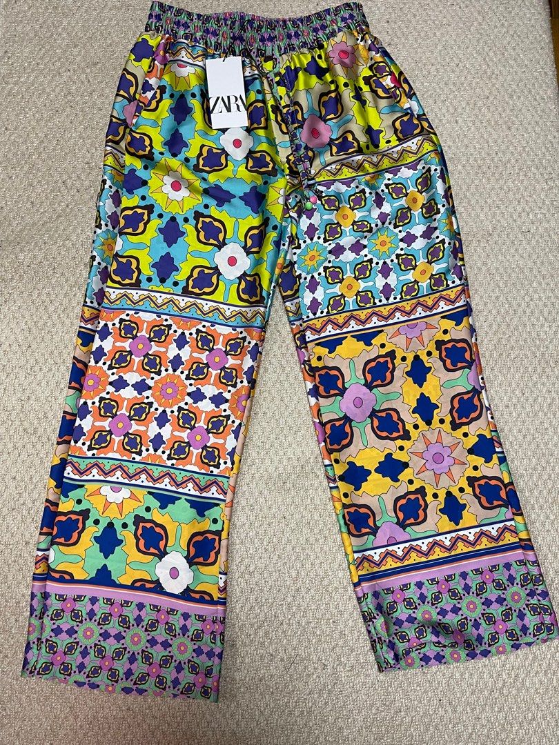 ZARA Printed Trousers
