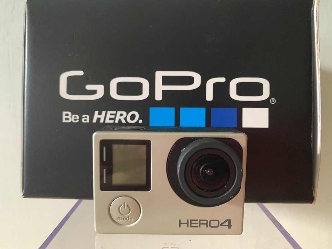 GoPro HERO4 Silver with accessories (Category: Video Cameras) located in Las Pinas. Submitted by happy.u (Listing ID 1213447850, Image 1). Description: 📍Las Pinas MOP: GCash RFS: Not needed anymore.