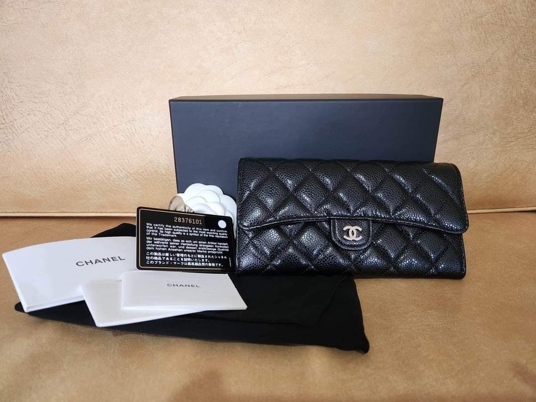 CHANEL CLASSIC LONG FLAP WALLET UNBOXING #luxury #chanel #unboxing