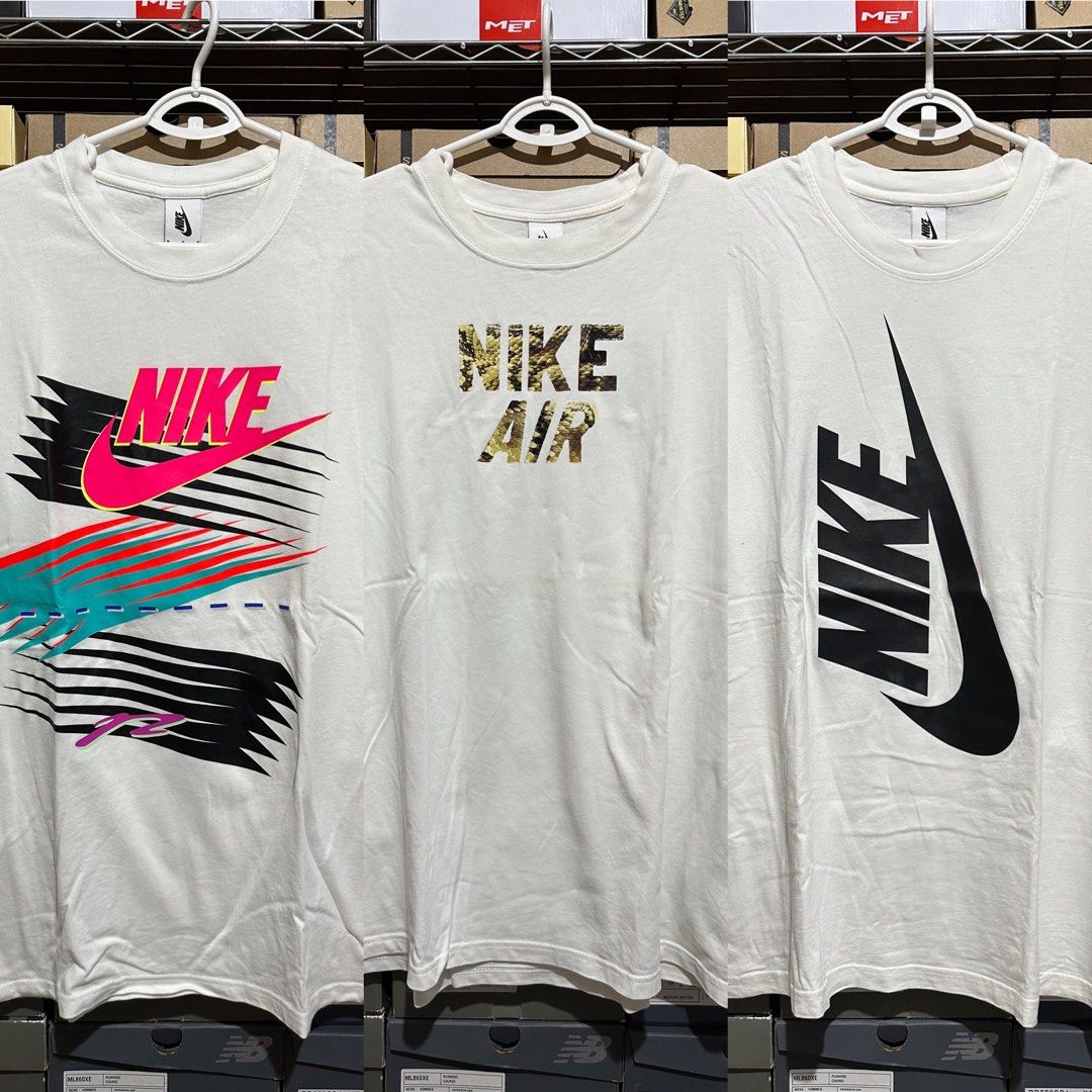 100 Authentic Nike Lab T Shirts Assorted Atmos Snake skin Big logo size Medium White color