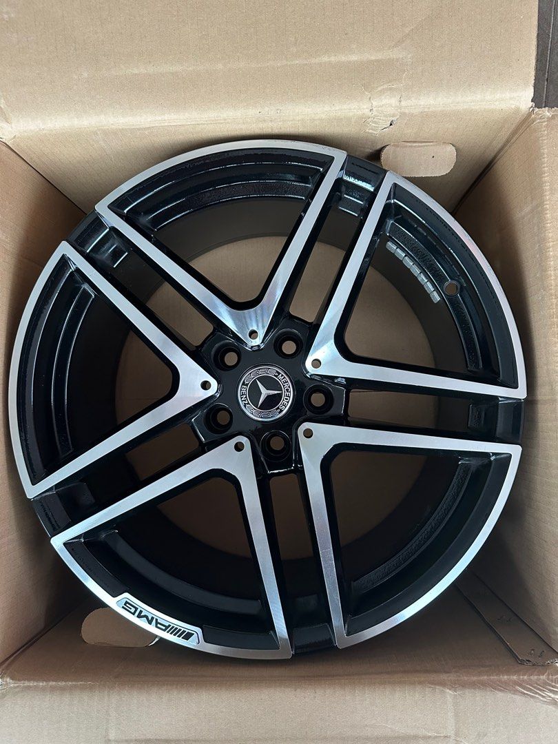 18“mercedes amg design rim, Car Accessories, Tyres & Rims on Carousell