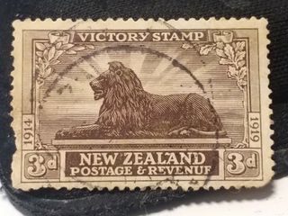 1919年英屬紐西蘭慶祝第一世界大戰勝利結束大英帝國雄師紀念郵票