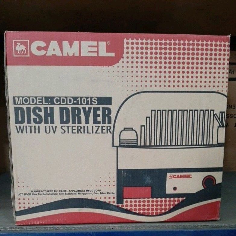 2 in1 Dish Sterilizer Camel Dish sterilizer w/ U.V. light (Category: Other Kitchen Appliances) located in Bulacan. Submitted by BeccaHB (Listing ID 1213407562, Image 2). Description: ✅Heater Dish Dryer. ✅Auto Drying Function with 120-Minute Timer. ✅Dust and Insect Free. ✅Low Power Consumption. ✅Soft Closing Cover. ✅Stainless Drip Tray. ✅With U.V.light Sterilizer.