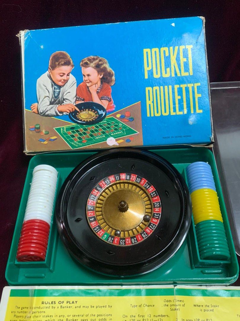 60年代香港製賭場輪盤玩具遊戲連盒, 興趣及遊戲, 收藏品及紀念品, 古董收藏- Carousell
