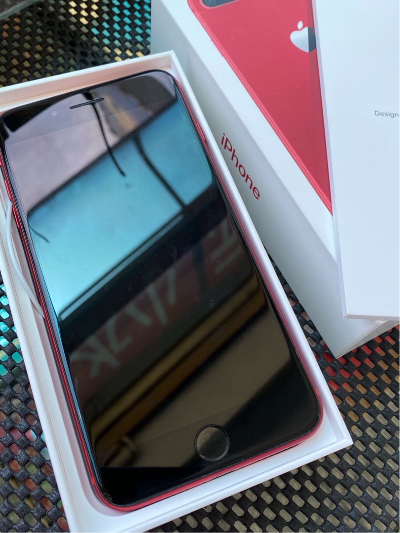 不議價～蘋果手機iPhone8Plus 64GB 絕美限量紅色, 手機及配件, 手機
