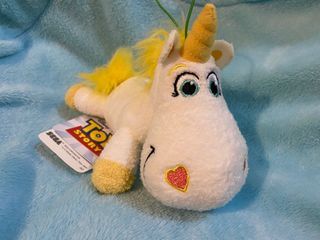 [ 正版正貨‼️]  反斗奇兵 獨角獸 吊飾公仔 ( toy story toystory 飾物 公仔 毛公仔 ）