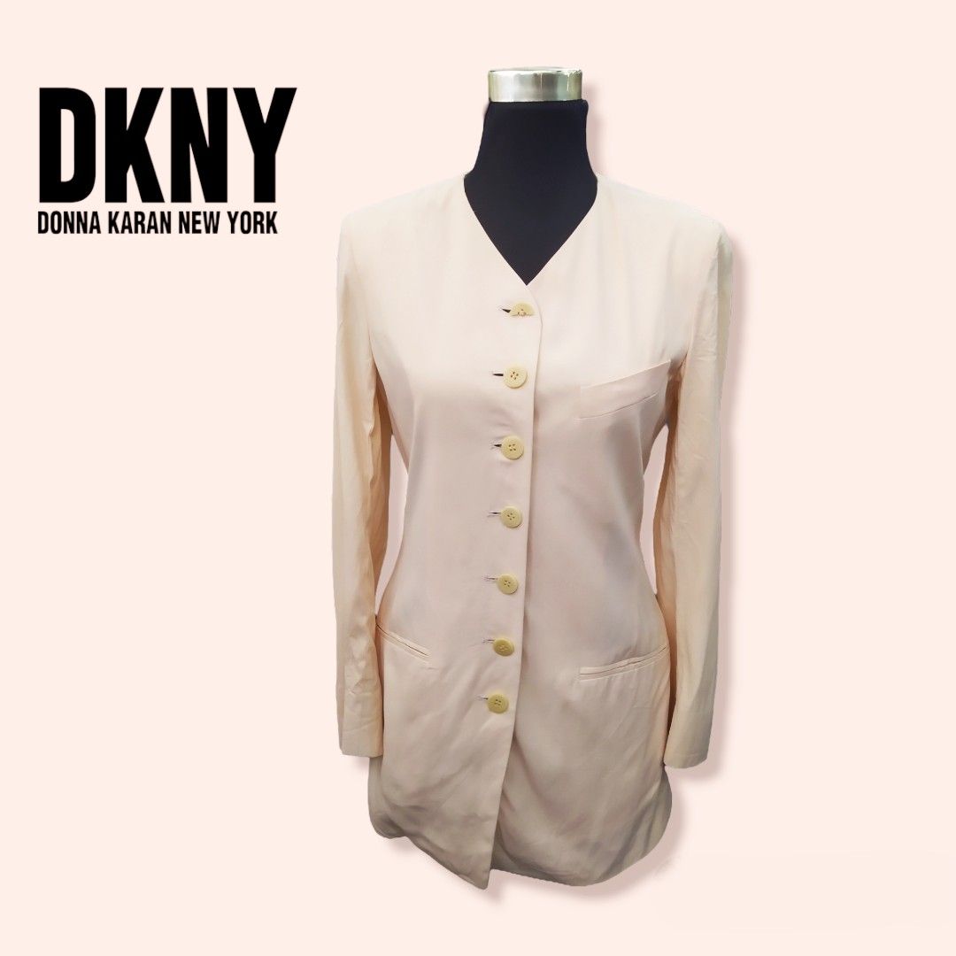 💯 Authentic DKNY Vintage Jacket Blazer. Size 4, Women's Fashion