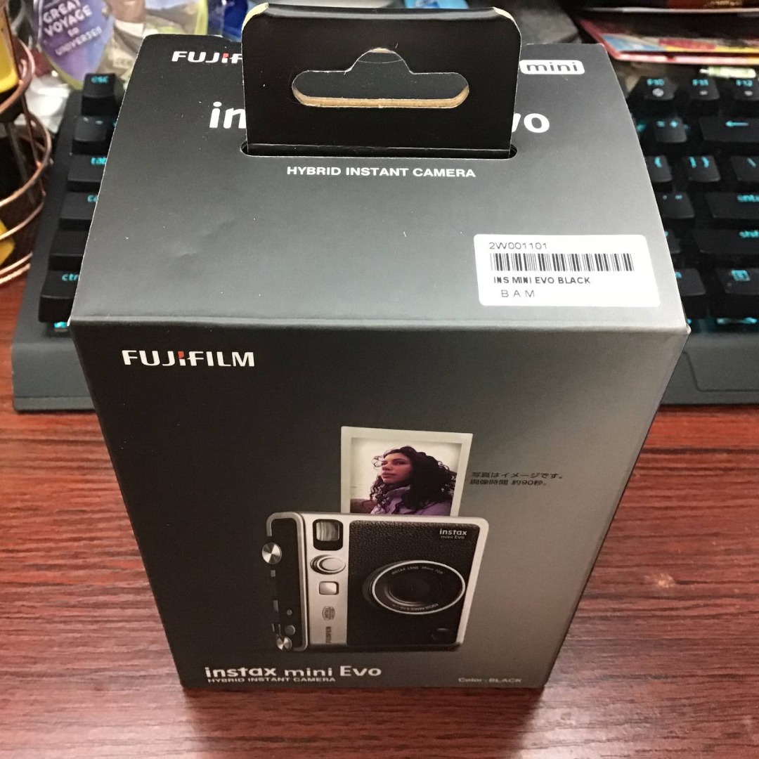 現貨日本購入未開封]FUJIFILM Evo instax mini Evo INS MINI EVO BLACK