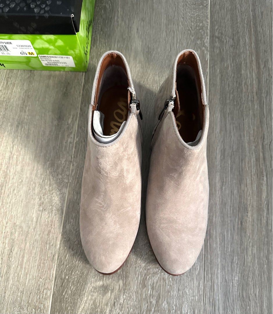Sam Edelman Petty Suede Booties Carousell