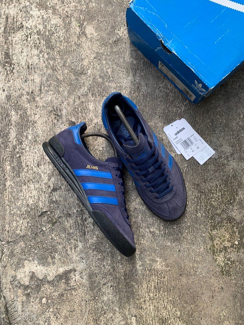 Adidas jeans black blue online