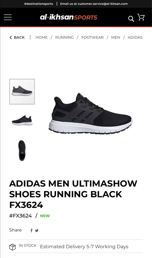 Adidas estimated delivery on sale