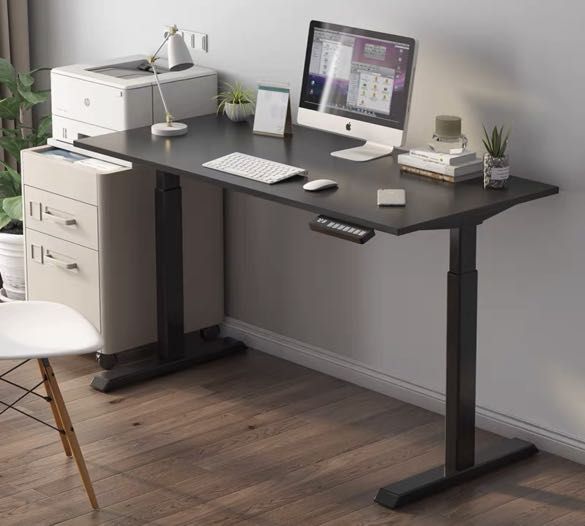 Adjustable Work Desk, Furniture & Home Living, Furniture, Tables & Sets on Carousell