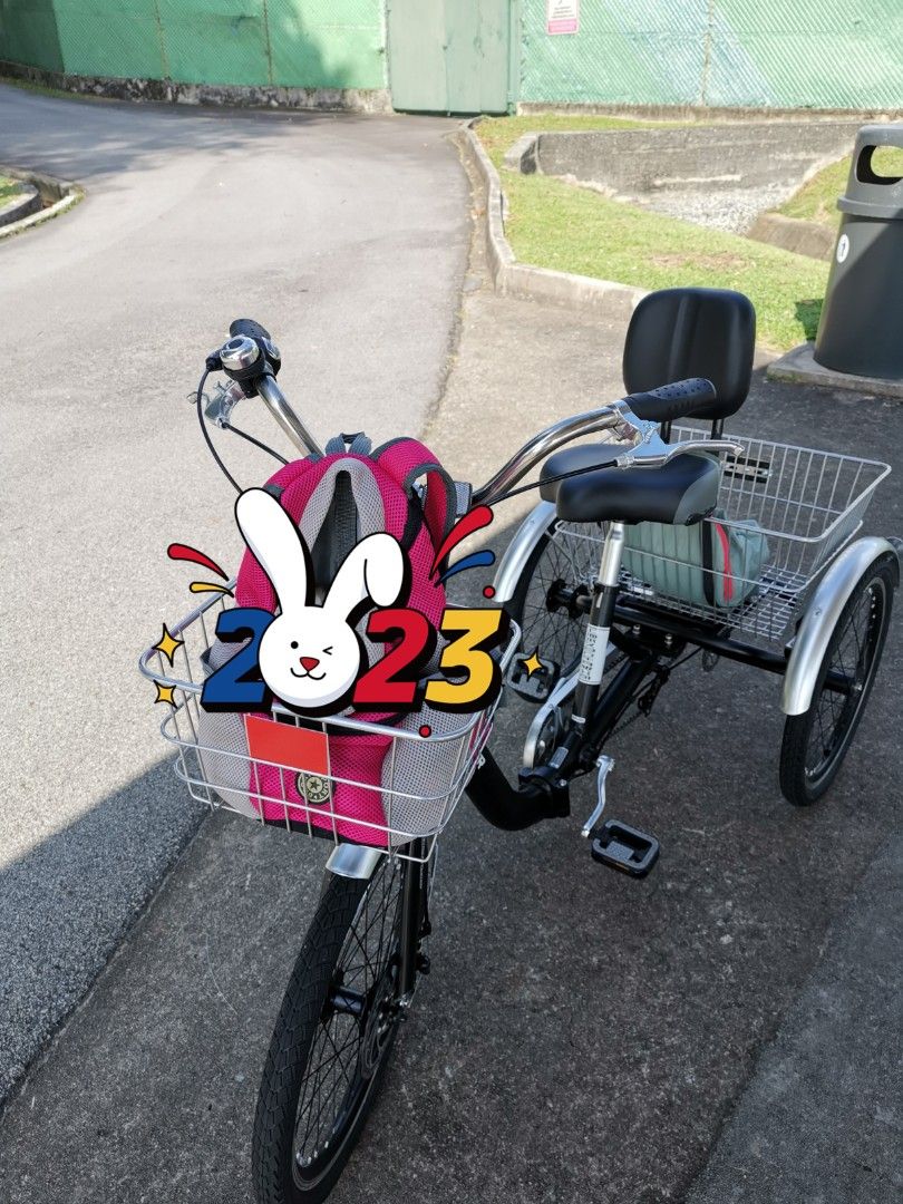 Plus clearance size tricycle