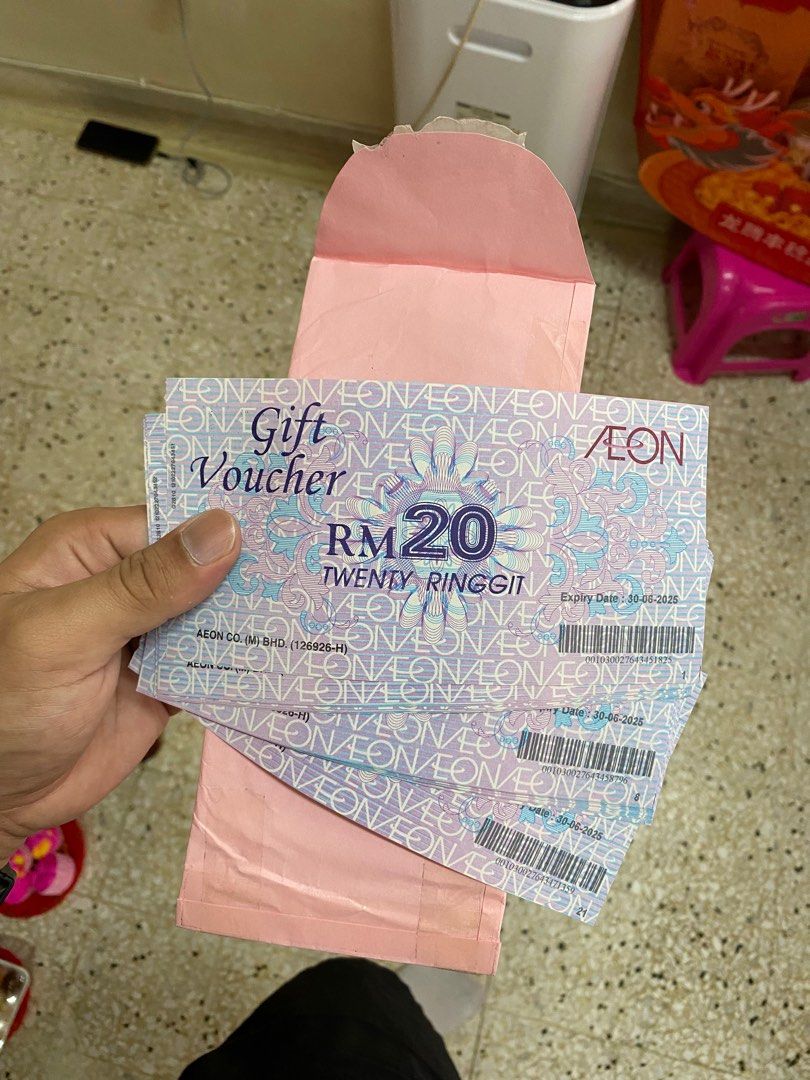 Aeon rm420 voucher, Tickets & Vouchers, Vouchers on Carousell