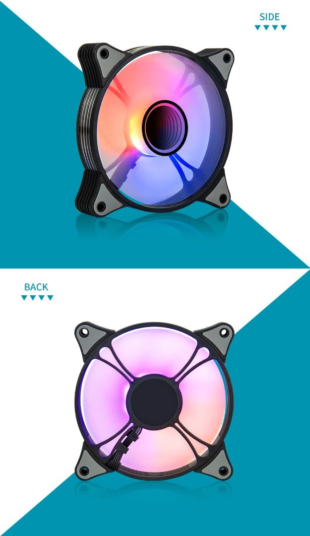 AIGO AR12 PRO PWM 120mm Fan, Computers & Tech, Parts & Accessories ...
