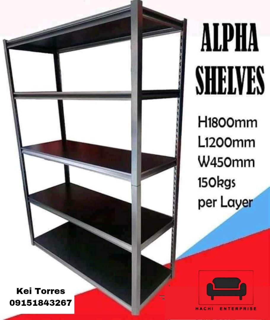 Alpha shelves and warehouse rackings, Furniture & Home Living, Office