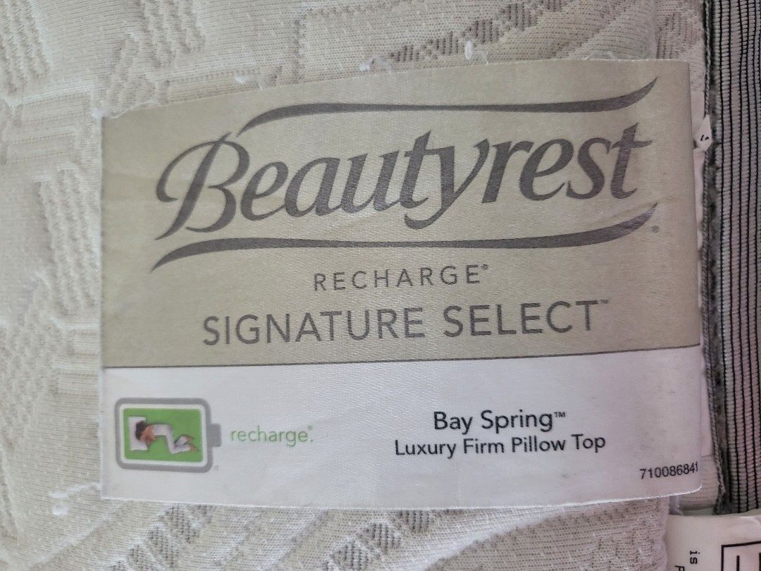 Beautyrest recharge bay sale spring firm pillow top