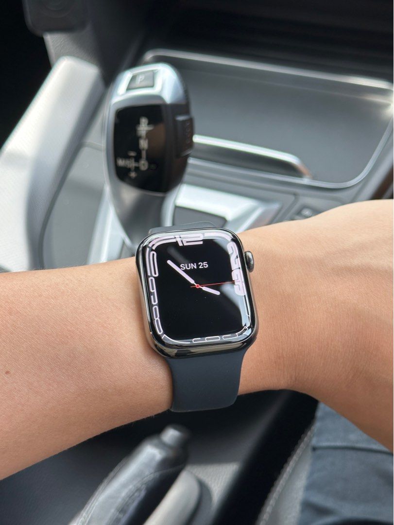Rakuten Apple Watch Series8 45mm Cellular グラファイトステンレススチールケース グラファイトミラネーゼループ  MNKX3J A保証期間１ヶ月