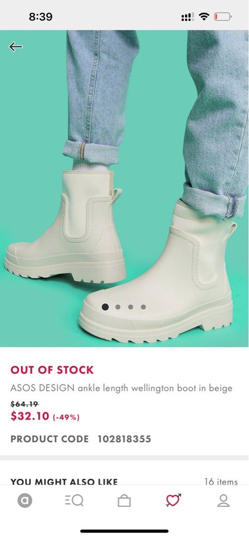 Wellington new arrivals boots asos