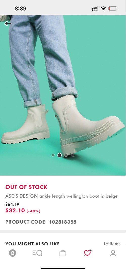 Wellington best sale boots asos