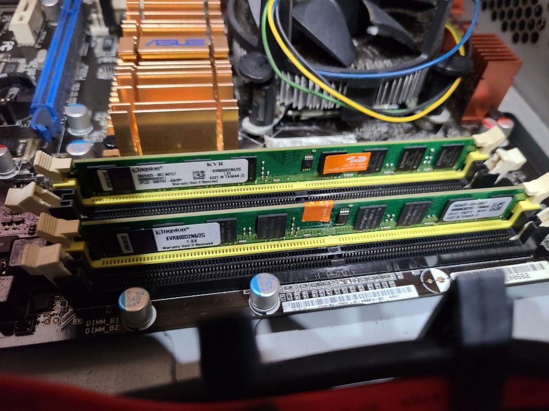 Asus P5K-PRO Motherboard + Intel processor + 4gb Ram + Coolermaster ...