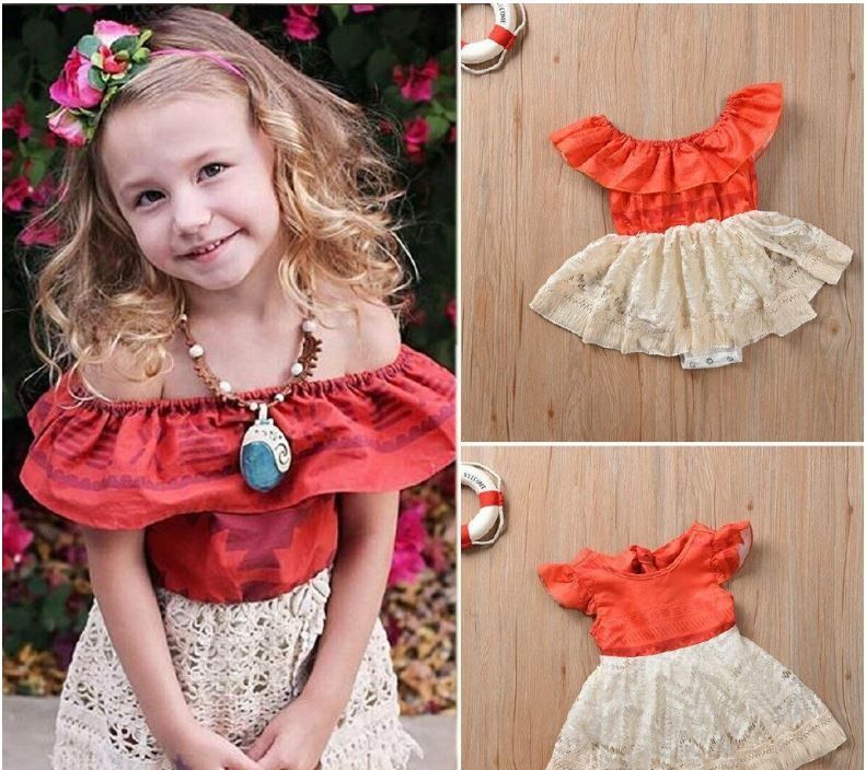 Movie Princess Moana Costume For Kids Moana Princess Dress Cosplay