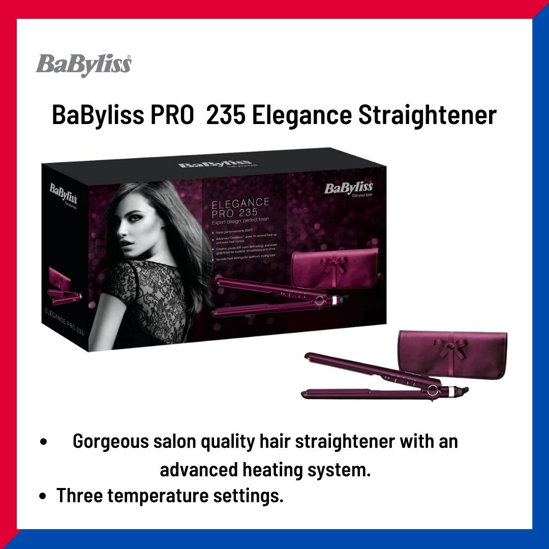 Elegance 235 straightener top