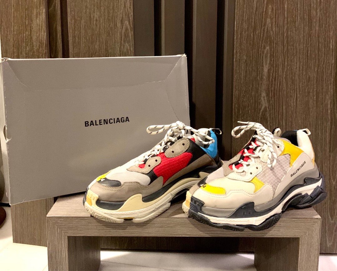 Balenciaga Triple S (Split Colourway), Luxury, Sneakers & Footwear on ...