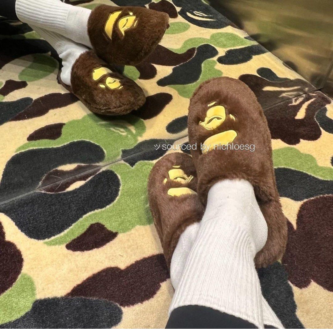 Bathing ape slippers store