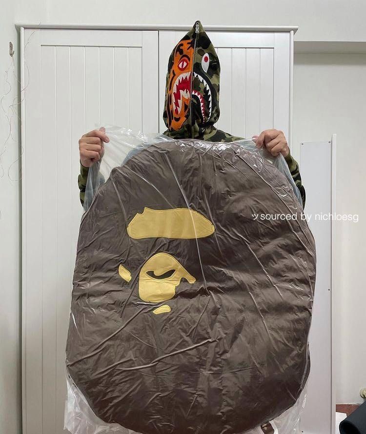 BAPE BIG APE HEAD CUSHION, Furniture & Home Living, Home Decor 