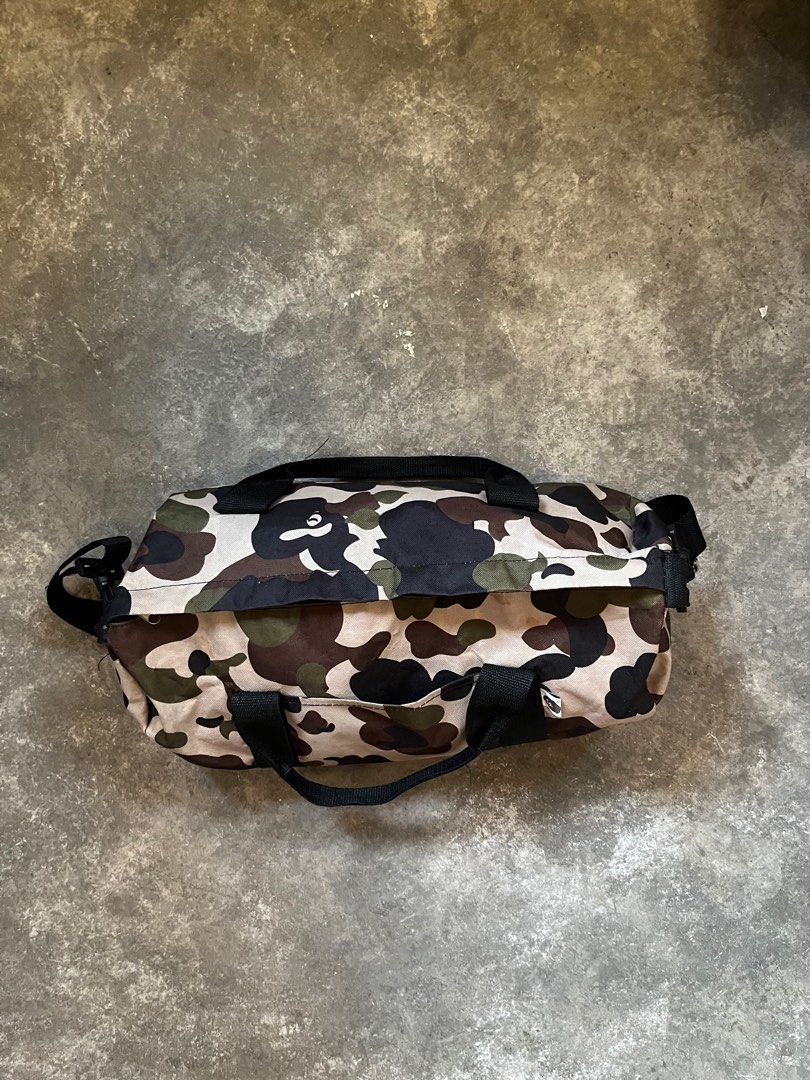 Bape Mini Duffle Bag, Men's Fashion, Bags, Sling Bags on Carousell