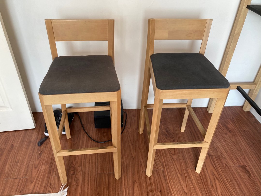 Bar table + 2 chairs, Furniture & Home Living, Furniture, Tables & Sets