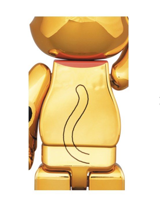 MEDICOM TOY - NY@BRICK 招き猫 金運 金メッキ 100％ & 400％ ニャーブリック NY@BRICK 招き猫 金運 金メッキ 100％ & 400％ ベアブリック（NY