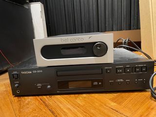 BEL CANTO DAC 3 And TASCAM cd player